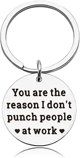 [yaozeio] Coworker Christmas Xmas Gifts for Employee Birthday Gifts for Co worker Funny Keychain Gifts for Staff Retirement Gifts for Employee Going Away Gifts for Staffs Thank You Gifts for Coworkers