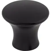 Top Knobs Cabinet Oculus Knob 1 1/8 Inch Flat Black