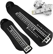pozzolanas Foot Measurement Device Shoe Size Measuring Devices for Adults and Kids with Soft Tape Measure US Standard 2 Pieces