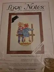 Love Notes Cross Stitching from the Heart - Best Friends.- 5 x 7 FREE S/H