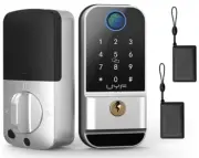 UYE Keyless Biometric Fingerprint Digital Door Lock with Keypad and Fobs
