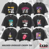 在飛比找蝦皮購物優惠-Exzo kaos CROP TOP TOM N JERRY