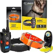 Dogtra ARC Two Dogs Remote Training Collar - 3/4 Mile Range, Waterproof, Rechargeable, Shock, Vibration - Includes PetsTEK Dog Training Clicker