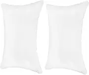 JEWEDECO Inflatable Pillow for Travel 2pcs PVC Camping Pillow Inserts Outdoor Sleep Pillow for Car Hiking Easy to Carry