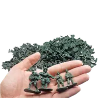 在飛比找蝦皮購物優惠-現貨 小兵人 100只 二戰小兵 玩具模型 童年塑料小軍人 