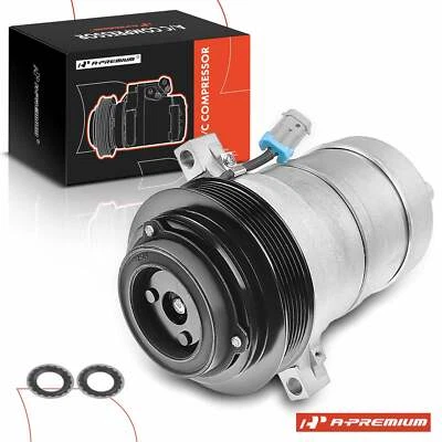 AC Compressor with Clutch for Cadillac DeVille 1994-1999 Isuzu V8 4.1L 19192348 (for: Isuzu)