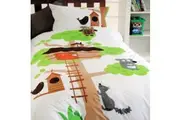 Happy Kids Tree House Quilt Cover Set Single