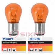 2 pc Philips Front Turn Signal Light Bulbs for Isuzu Axiom Rodeo Trooper kp
