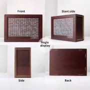 10000 Euro Money Box Wooden Piggy Bank Money Vault Savings Box Challenge Cash CZ