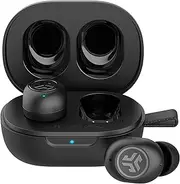 [JLab] JBuds Mini True Wireless Bluetooth Earbuds + Charging Case, Charcoal Black, IP55 Sweat and Dust Proof, Bluetooth Multipoint, Be Aware Audio, 3 EQ Sound Settings, Crystal Clear Calls