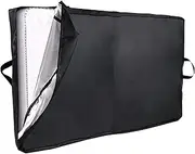 COOSOO Queen Size Mattress Bags for Moving and Storage,Waterproof Dust-Proof Mattress Storage Bag with 4 Handles and Zipper,Reusable Mattress Cover for Outdoor Mattress Protector,Black