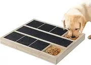 Dog N ail Scratching Boar d,Removable Do G N Ail Scratchin Board with Treat Box,Stress F Ree D Og Na Il Scratching Board,Wood D og NAI L File Toy,Do g Scratching Board for Small and Large D ogs