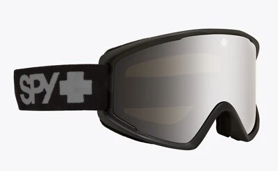 Spy Goggles Crusher Elite Matte Black w Silver Mirror Lens, Snow, Ski, Snowboard