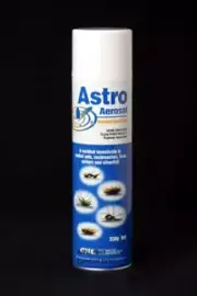 Astro Aerosol 330g - Ants Cockroaches Fleas Spider Silverfish x6