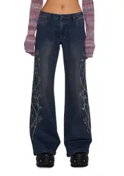 [Current Mood] Rose Sightings Wide Leg Jeans