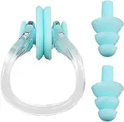 Swimming Ear Plugs For Kids - Nose Clip For Swimming Waterproof,Silicone Swim Ear Plugs, Water Sports Earplugs, Ear Covers For Swimming, Waterproof Protection For Boys & Girls