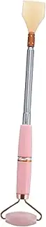 Ergonomic Handle Face Massage Roller Jade Resin Beauty Tool Device Back Scratcher