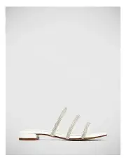 [Wittner] Britte Microsuede Sandal in White