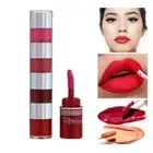 4 In 1 Velvet Matte Lipstick Lip Tint Lip Gloss Set Lip Oil Long Lasting