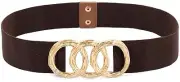 Women's Wide Elastic Waist Belt Fashion Stretchy belt Waistband for Dresses P...