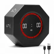 Visual Countdown Timer 1,3,5,15,30,60,90 Minutes Preset, Desk Productivity Cu...