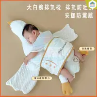 在飛比找蝦皮商城精選優惠-【家意】嬰兒安撫枕 大白鵝抱枕 飛機抱枕 安撫枕 排氣枕 嬰