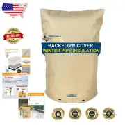 Heavy-Duty 18"x34" Backflow Cover - Protect Pipes from Winter Freeze Damage
