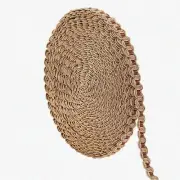 GoldenWave Gimp Braid: 13 Yards of 12mm Polyester Ribbon for Decorative Lace Tri
