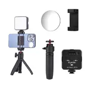 HD Phone Selfie Mirror Selfie Stick Stand Tripod Fill light Phone Bracket Clip