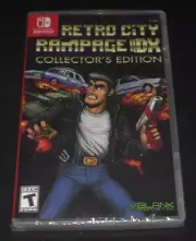 Retro City Rampage DX Collector's Edition New Nintendo Switch CIB Complete D.X.