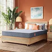 duroflex Livein - Pressure Relieving, Memory Foam Mattress Queen Bed, Roll Pack, 6 Inch Queen Size Medium Firm Bed Mattress with Superior Comfort & Anti Microbial Fabric (78x60x6)