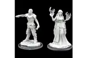 Critical Role Unpainted Minis: Turst Militia Swordsman & Lyrengorn Holy Priest