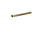HOTWIRE Hotwire Heated Towel Rail Low Voltage - Single Square Bar 600mm Wide - Brushed Gold