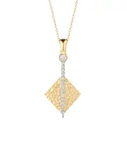 I. Reiss 14K 0.13 ct. tw. Diamond Pendant Necklace