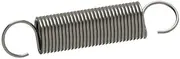 2pcs 2mm Wire Diameter 19mm Outside Diameter Steel Extension Spring Tension Pull Springs 55mm-145mm Length(2x19x55mm)