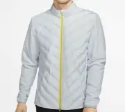 Nike Golf Aeroloft Repel Hyperadapt Jacket XL Pure Platinum Chrome Yellow CD8953