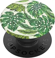 PopSockets Phone Grip with Expanding Kickstand, Plant Pattern PopGrip - Monstera Deliciosa