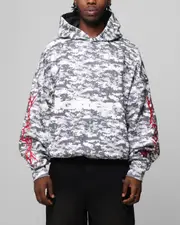 [LOITER] Loiter Soho Hoodie Snow Camo - Size XS XS Snow Camo