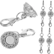 TEMPNAP 5pcs Magnetic Jewelry Clasps Elegant Dual-Sided Lobster Clasp Fasteners for Necklaces Pendants Stylish Magnetic Connectors for Jewelry Supplies Unique Option