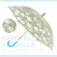 在飛比找ETMall東森購物網優惠-日本 HAPPY CLEAR UMBRELLA RAINBO