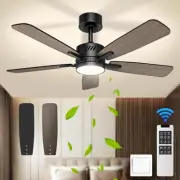 Ceiling Fans with Lights,42 inch Ceiling Fan with Light and Remote,Adjustable...