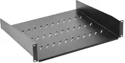 2U Server Rack Shelf Rack Mount Tray 16" Deep for 19" Network Cabinet and Equip