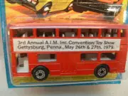 MATCHBOX LESNEY SUPERFAST #17 3RD ANNUAL AMI GETTYSBURG LONDONER LONDON BUS