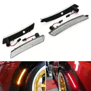 Clear Lens Amber/Red Full LED Side Marker Light Set For 2007-13/14 MINI Cooper (for: Mini)