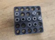 ER-20 Collet caddy/Tray store and organize your messy toolbox sort collet set