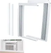 Window Air Conditioner Side Panel and Frame Set,Ac Accordion Filler Kit,Fits Mos