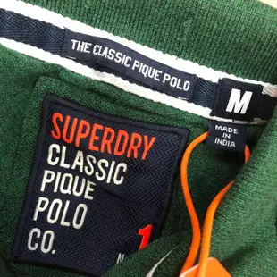 跩狗嚴選 極度乾燥 Superdry Polo衫 短袖 有機重磅純棉 重磅網眼 森林 深綠色 素T 綠黑色 合身版型 polo