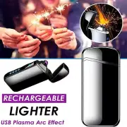 Electric Cigarette Lighter USB Rechargable Flameless Arc Lighter Windproof Plasm