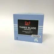 Walgreens Women's 3-Blade Cartridges Refills, 8ct | Fits Gillette Venus Razors