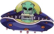 GANAZONO Alien Hair Claw Clips Cartoon Spaceship Design Strong Grip Barrette for Women for Thick Thin Hair Versatile Styling Accessories Occasion